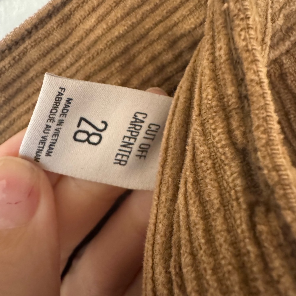 BDG Cutoff Carpenter Corduroy Shorts - Picture 6 of 6